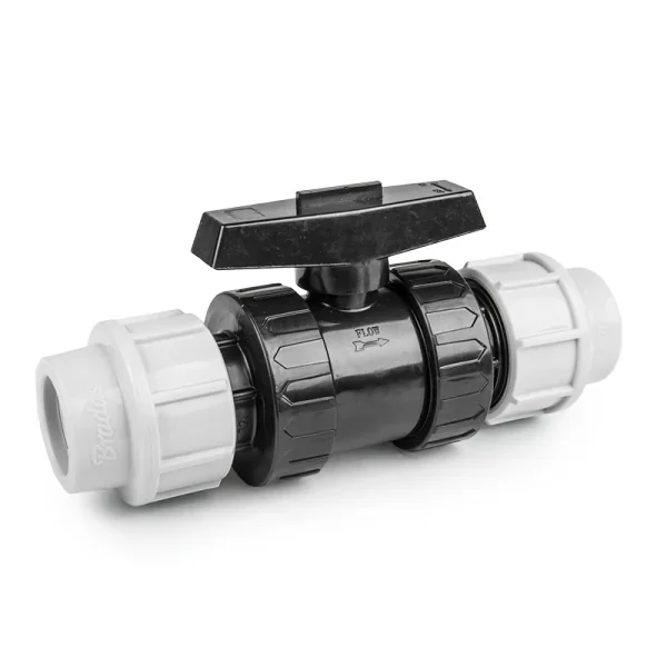 Кран для труб PE 50 мм, PN16, DSRA16V5050