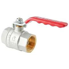 Кран кульовий ГГВ Koer Extreme KE.214-15 - 1/2" FF ручка "важіль" червона (KR5744) от KOER - купить в интернет-магазине