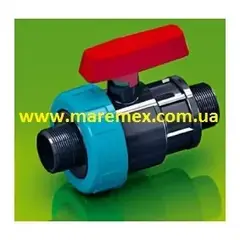 Кран кульовий Зр/Зр різьблення зовнішнє 1*1/2"(25шт) - Santehplast от Santehplast - купить в интернет-магазине