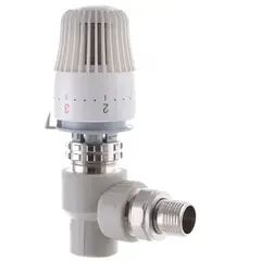 Кран термостатичний з термоголовкою кутовий 20x1/2 PPR KOER K0153.PRO (KP0195) от KOER - купить в интернет-магазине