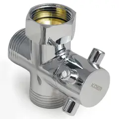Кран триходовий 3/4x3/4x3/4 KOER KR.520 (KR0110) от KOER - купить в интернет-магазине