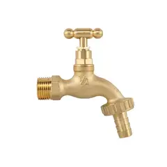 Кран вентильний РЗ 1/2", штуцер під шланг 3/4", латунний, SLOW OPEN, BR-KSO1234 от Bradas - купить в интернет-магазине