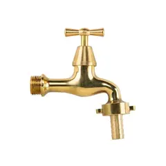 Кран вентильний РЗ 1/2", штуцер під шланг 3/4", латунний, TAPER HANDLE, GKK0TT123413 от Bradas - купить в интернет-магазине