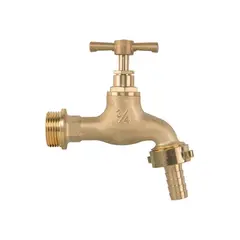 Кран вентильний РЗ 3/4", штуцер під шланг 3/4", латунний, BR-KBA3434 от Bradas - купить в интернет-магазине