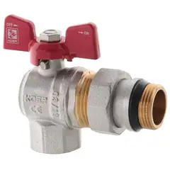 Кран з американкою 1/2" "антіпротечка"(Koer KR.228-Gi) кутовий (KR0196) от KOER - купить в интернет-магазине