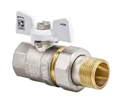 Кран з американкою 1/2" (Koer KR.227.W) білий (KR0015) от KOER - купить в интернет-магазине