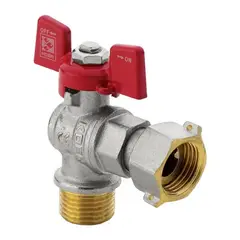 Кран з накидною гайкою 1/2" ГШМ кутовий Koer KR.221 (KR0170) от KOER - купить в интернет-магазине