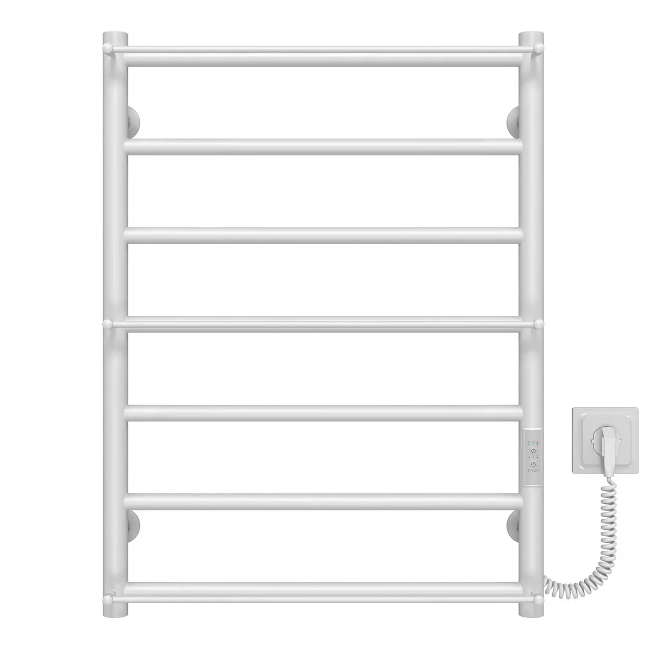 Рушникосушарка електрична Ladder П9 500х1000 Deffi нержавіюча сталь (Чорний, EF16, Праве підключення) - фото 156
