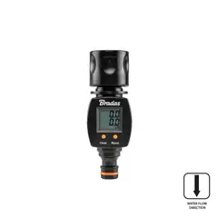 Лічильник витрати води з конектором та ніпелем, BLACK LINE, ECO-3100 от Bradas - купить в интернет-магазине