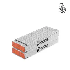Лінійка розкладна, дерево, 2м, пружина, білий, DIY-MFW22WH/10BOX от Bradas - купить в интернет-магазине