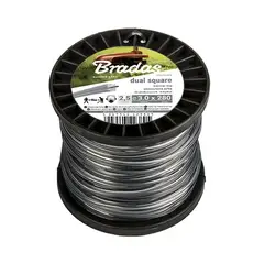 Ліска для тримера RIPPER DUAL "квадрат" 3,0мм х 100м, котушка, ZRK30100S от Bradas - купить в интернет-магазине