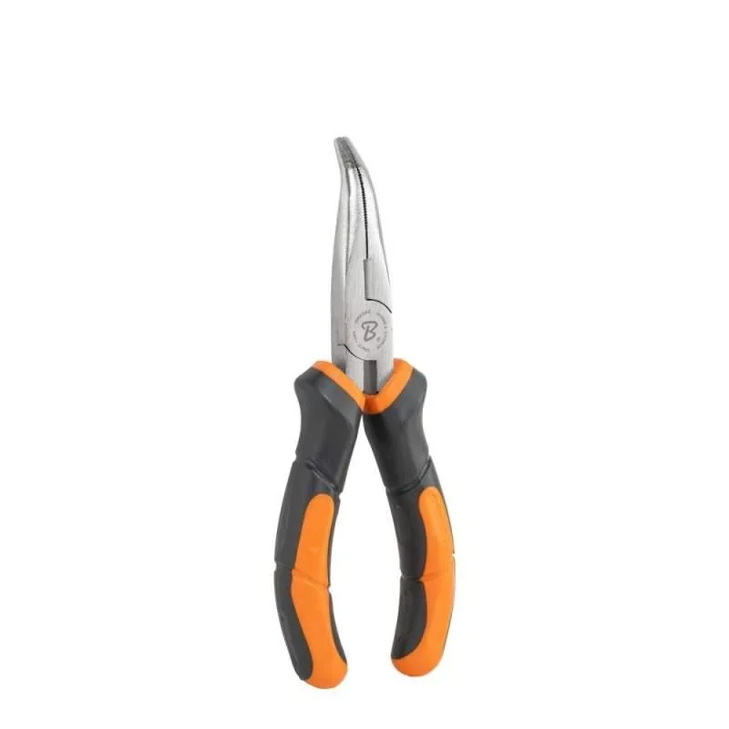 Вигнуті плоскогубці MASTER GRIP 165 мм, нікельовані, HOME & GARAGE, DIY-PL1213/6 - фото 2