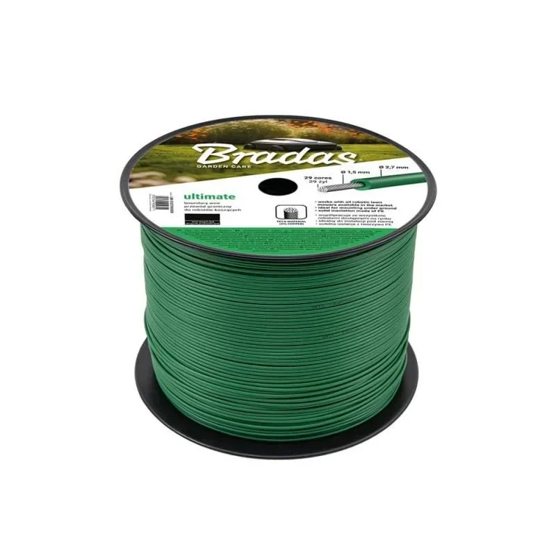 Межовий кабель для газонокосарок, 2,7 мм x 50 м, ULTIMATE, GREEN, LM-CU27050GR