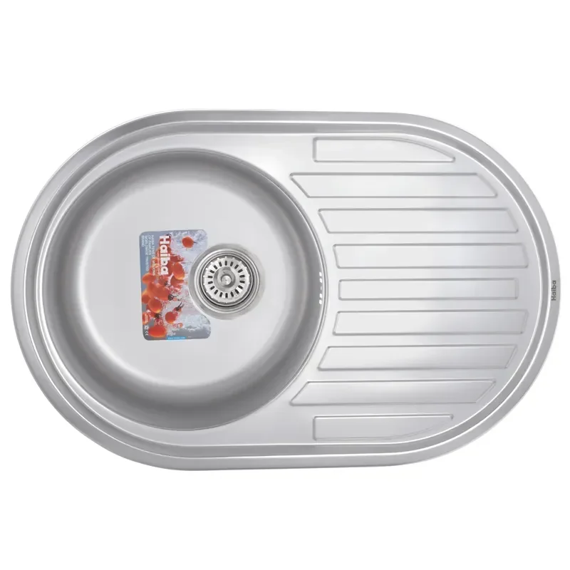 Мийка кухонна Haiba 77x50 (Satin) (HB0563)