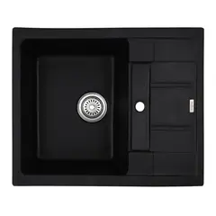 Мийка кухонна Haiba HB8210-G226 Black 620x500x200 (HB0983) от HAIBO - купить в интернет-магазине
