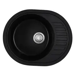 Мийка кухонна Haiba HB8311-G226 Black 570x450x180 (HB0979) от HAIBO - купить в интернет-магазине