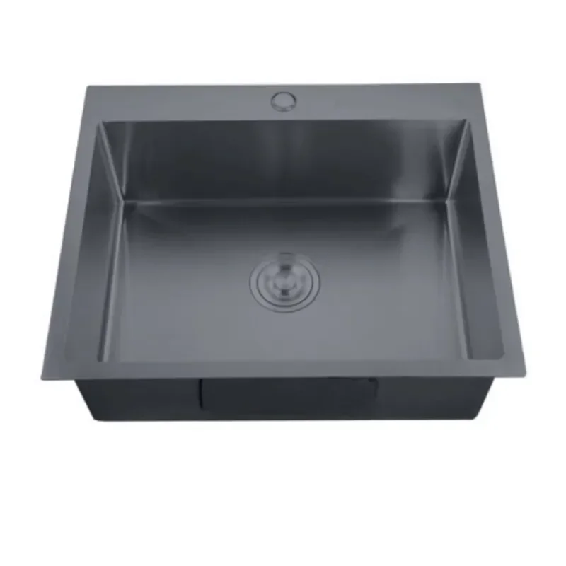 Мойка Zerix ZH5045-215 Nano-Black (3.0/0.8) с нерж. стали  (MX1580)