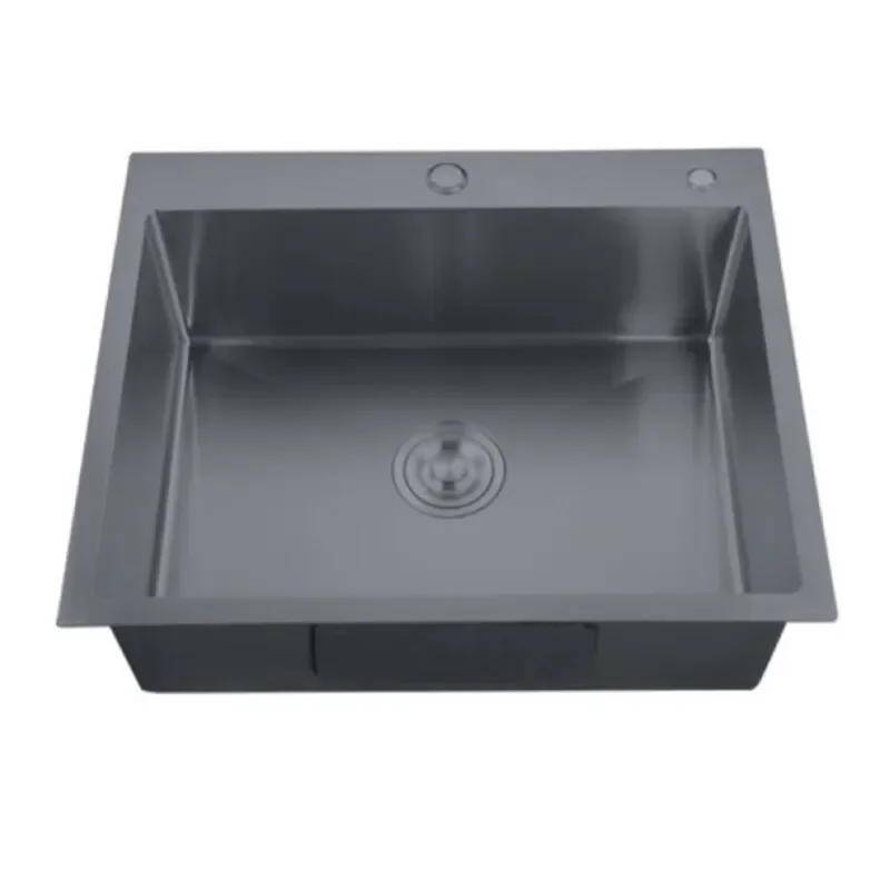 Мойка Zerix ZH5050-215 Nano-Black (3.0/0.8) из нержавеющей стали (MX1582)