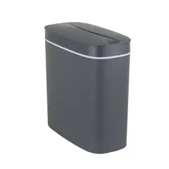 Відро для сміття сенсорне овальне Mixxus Flat-TC0109 Graphite 9 л колір графіт (MI7075) от MIXXUS - купить в интернет-магазине