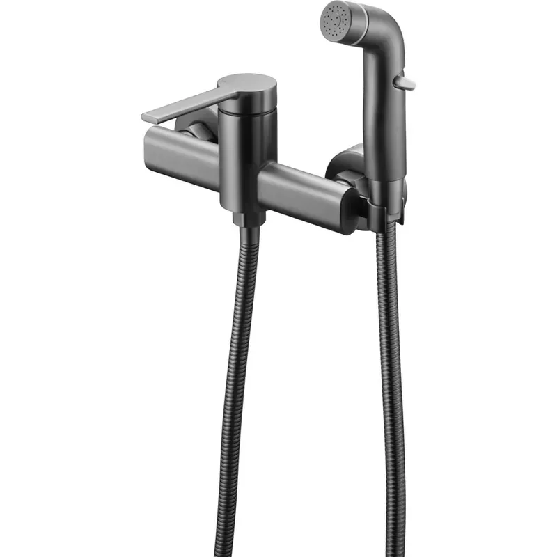 Смеситель для гигиенического душа Mixxus Lord 024 Graphite с лейкой (Цвет графит) (MI7136) - фото 2