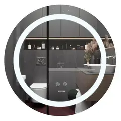 Дзеркало Mixxus PLAIN MC03-60 з Led Touch, Anti-fog, димером, регулятором яскравості (MI6662) от MIXXUS - купить в интернет-магазине