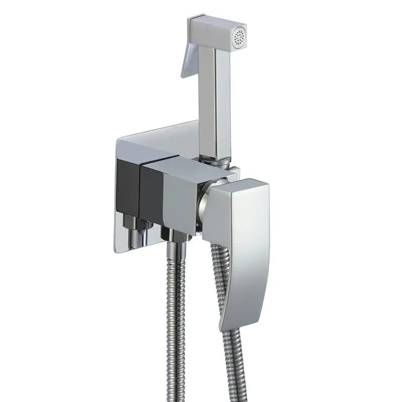 Змішувач для гігієнічного душу Mixxus Premium Bend 002 Inner з лійкою (MI6924) - фото 2
