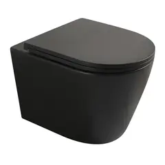 Унітаз підвісний MIXXUS PREMIUM BEVEL-0304-T1 BLACK 480x360x360 mm система змиву TORNADO 1.0 (MP6677) от MIXXUS PREMIUM - купить в интернет-магазине