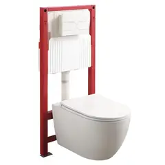 Комплект: MIXXUS PREMIUM ELLIPSE-SET-2101 Унітаз система змиву TORNADO 3.0+ Інсталяція KOER KT-0404 + панель KT-0604-03 WHITE от MIXXUS PREMIUM - купить в интернет-магазине