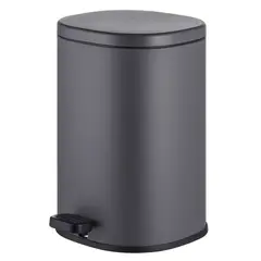 Відро для сміття з плавним закриттям овальне Mixxus Premium Olivary-TC0105 Graphite 5 л колір графі от MIXXUS PREMIUM - купить в интернет-магазине