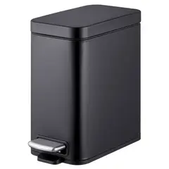 Відро для сміття з плавним закриттям прямокутне Mixxus Premium Quadro-TC0105 Black 5 л колір чорний от MIXXUS PREMIUM - купить в интернет-магазине