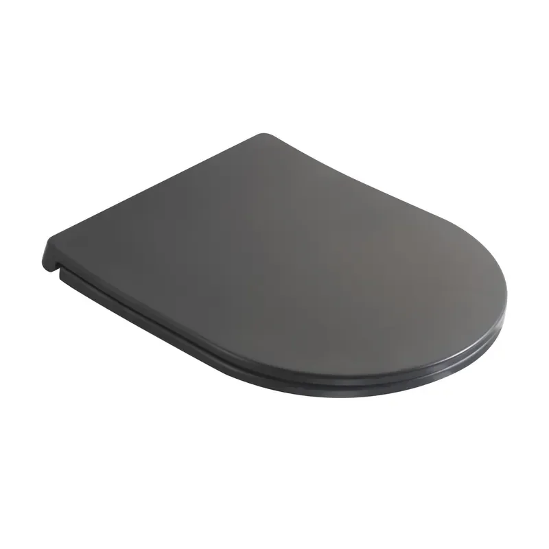Сидіння-кришка для унітаза MIXXUS PREMIUM SEAT COVER ELLIPSE-2005 GRAY 445х360х37mm дюропластове швидкознімне з мікроліфтом - фото 2