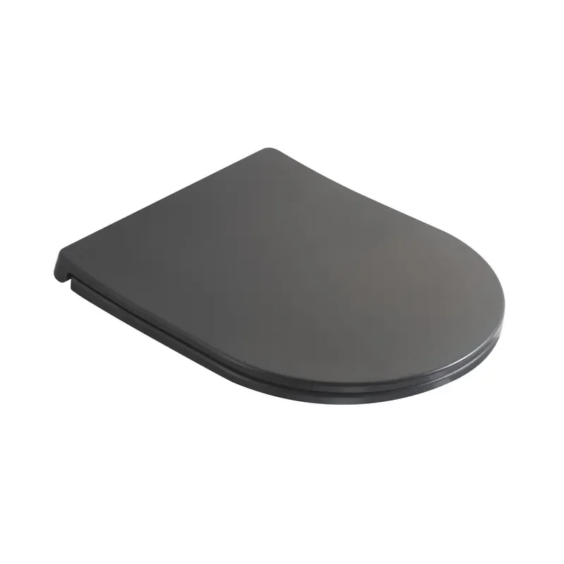 Сидіння-кришка для унітаза MIXXUS PREMIUM SEAT COVER ELLIPSE-TOPPER-2002 GRAY 425х360х25mm дюропластове швидкознімне з - фото 2