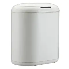 Відро для сміття сенсорне овальне Mixxus Premium Topper-TC0112 White 12л колір білий (MI7082) от MIXXUS PREMIUM - купить в интернет-магазине