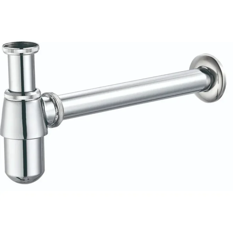 Сифон для раковини Mixxus SIPHON-01 без випуску (під донний клапан) без ревізії (Колір хром) 1 1/4' - фото 2