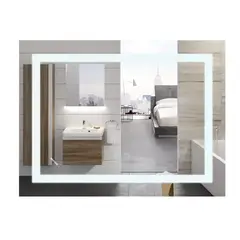Дзеркало Mixxus WARM MR12-80x70-Reverse з Led Touch, Anti-fog, димером, регулятором яскравості (MI6 от MIXXUS - купить в интернет-магазине