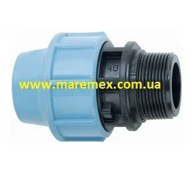Муфта соединительная с наружной резьбой (НР) 50х2 (60) - Santehplast