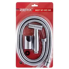 Набір для гігієнічного душу Zerix BIDET SET-005.SUS з нержавіючої сталі SUS304 упаковка блістер (ZX от Zerix - купить в интернет-магазине
