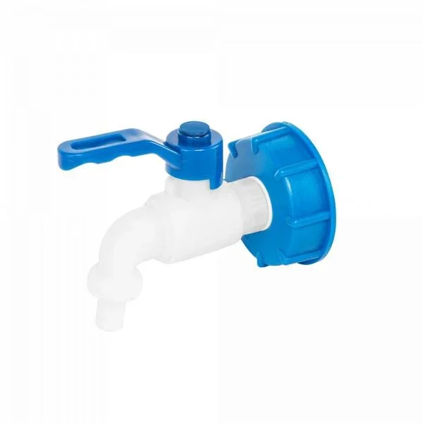Набір IBC, гайка S60x6 з відводом -1/2 "x 1/2", Сталь / РР, IBCS60-KS1212
