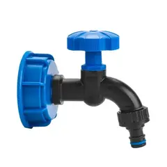 Набір IBC РВ S60x6, кран, нейлон РЗ 1/2" на шланг 5/8", 1/2" + ніпель, IBCS60-WL-K112 от Bradas - купить в интернет-магазине