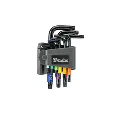 Набір ключів TORX TX 10-50 9 шт. мультиколор / короткі, DIY-HKT71-SH/B от Bradas - купить в интернет-магазине