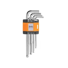 Набір шестигранних ключів HEX 1,5 - 10 мм з кулькою, 9 шт., довгі, DIY-HKB31-LO/B от Bradas - купить в интернет-магазине
