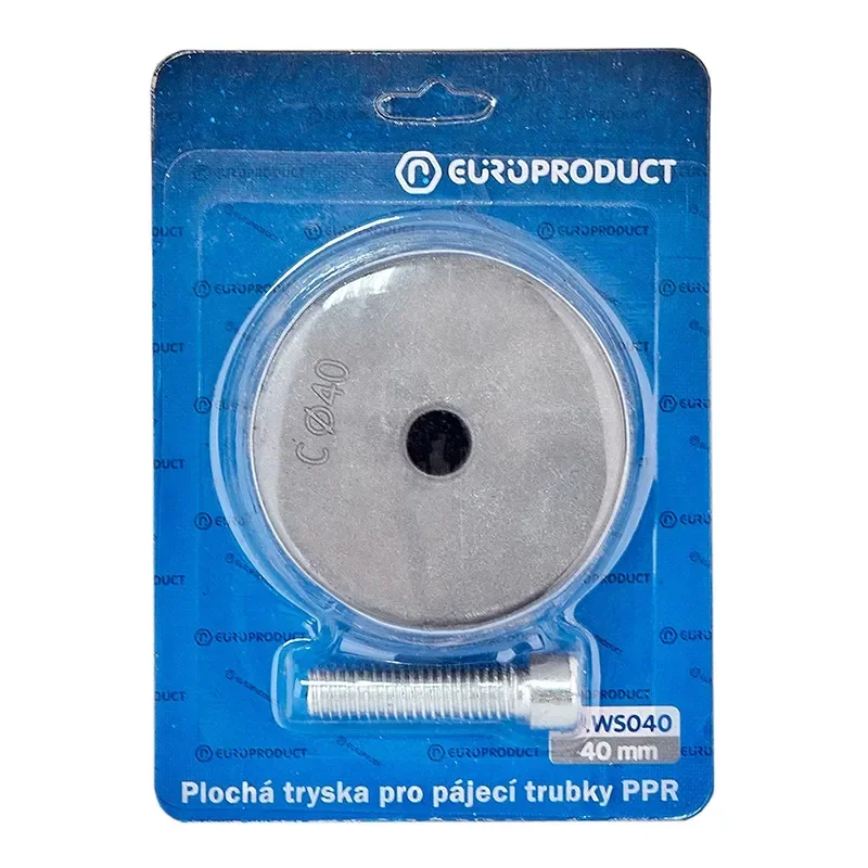Насадка плоска для паяльника Europroduct EP.WS040 PPR труб 40 mm (EP6101)
