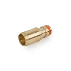 Ніпель латунний для з'єднання шлага 3/4", штуцер під шланг, BRASS, BR-2034 от Bradas - купить в интернет-магазине