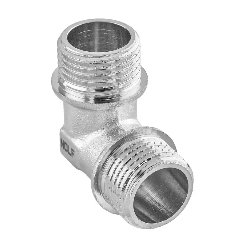 Кут Nolf NFC.L06MM-N-1/2'' MM нікельований (NF3108) - фото 2