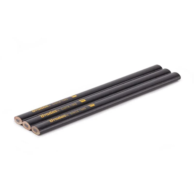 Олівець будівельний HB, OVAL, 180мм, 3 шт., графіт, DIY-PC2OV18GH/3B