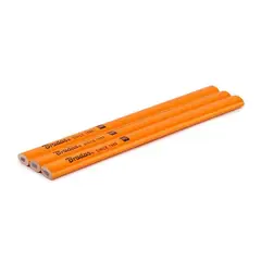 Олівець будівельний HB, OVAL, 180мм, 3 шт., помаранчевий, DIY-PC2OV18OR/3B от Bradas - купить в интернет-магазине