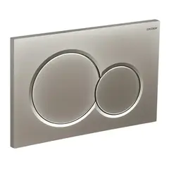 Панель змиву KOER KT-0601-14 240x160x10mm пластикова, кнопка кругла (колір сатин) (KR5177) от KOER - купить в интернет-магазине