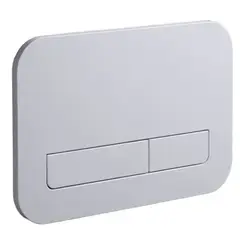 Панель змиву KOER KT-0609-01 240x160x7mm пластикова, кнопка лінійна (колір хром) (KR6130) от KOER - купить в интернет-магазине