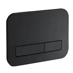 Панель змиву KOER KT-0609-05 240x160x7mm пластикова кнопка лінійна (колір чорний матовий) (KR6131) от KOER - купить в интернет-магазине