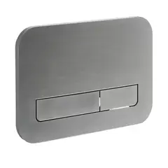 Панель змиву KOER KT-0609-07 240x160x7mm пластикова кнопка лінійна (колір графіт) (KR6133) от KOER - купить в интернет-магазине